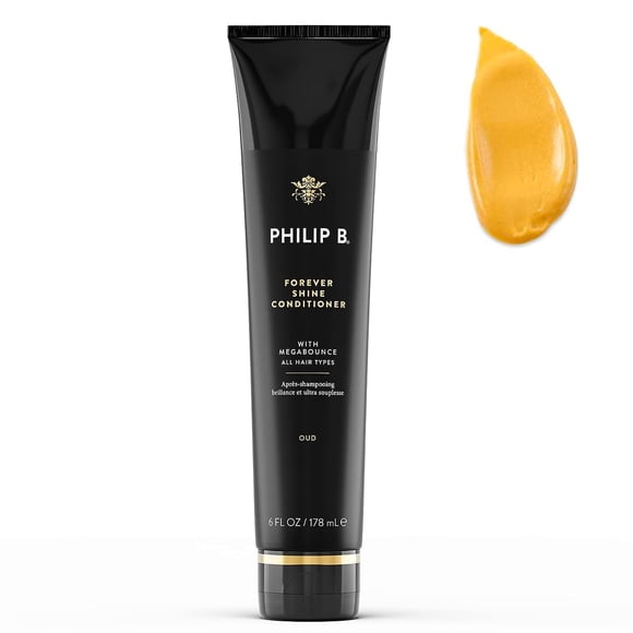 PHILIP B. Acondicionador para el cabello Forever Shine con notas de Pure Oud 6 oz. (178 ml) | Con Megabounce agrega volumen y brillo durante días para todo tipo de cabello