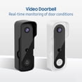 thumbnail image 2 of Smart Video Doorbell Home Wireless WiFi Doorbell Cámara impermeable al aire libre yeacher paquete, 2 of 7