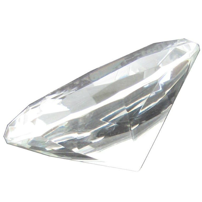 定価11万 新品 CAREERING GLASS OF DIAMOND GOD TreasureGurus Diamond Crystal Jewel, 60mm Cut Glass Paperweight