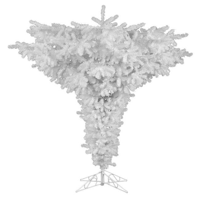 9 Pi x 102 Po Blanc Cristal Arbre Unique à l'Envers avec 2432 Pointes
