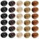thumbnail image 1 of 400 cuentas de madera natural con agujeros grandes para hacer pulseras., 1 of 7