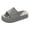 Gray, variant on Womens Men's House Slippers Soft Thick Sole Shower Slides Open Toe Bathroom Sandals