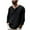 Black, variant on Fesfesfes Long Sleeve Shirt Mens Pullover Tether V-Neck Long Sleeve Casual Top Blouse Shirt Under $10