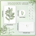 thumbnail image 2 of 100PCS Greenery Blank Cards and Envelopes Bulk 4x6 Inch Watercolor Botanical Greeting Cards With Envelopes Stickers Green Leaves Plants Thank You Note Card For Birthday Baby Bridal Shower Wedding, 2 of 7