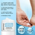 Urea Cream 40 with 2 Plus Salicylic Acid 1.06 Oz,Callus Remover Hand Cream Foot Cream For Dry