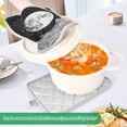 thumbnail image 3 of Yayeee Pot Holders Kitchen Heat Resistant with Pocket 7"x9.8" Cotton Oven Cooking Hot Pads, Black Moon, 3 of 7