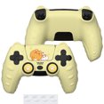 thumbnail image 1 of Silicone Protective Cover for PS5 Game Controller, Soft, Comfortable, Cartoon and Cute, with Joystick Cap and Sticker Joystick Ring Accessories, 1 of 7