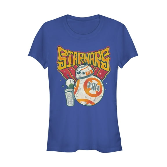 Junior's Star Wars: The Rise of Skywalker Droid Duo Graphic Tee Royal Blue Small