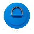 thumbnail image 4 of LJNYFDC Rope Buckle Rope Ring Buckle High Strength Load Bearing Heavy Duty Firmly Fixed Non Slip Surfboard Dinghy Boat Stainless Steel D Ring Pad, 4 of 7