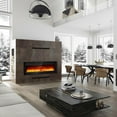 thumbnail image 6 of 80 Inches Electric Fireplace, Freestanding & Wall Mounted & Recessed Electric Fireplace Inserts, Remote Control, 12 Flame Colors, 9H Timer，Thermostat Fireplace Heater, 1500W, 6 of 9