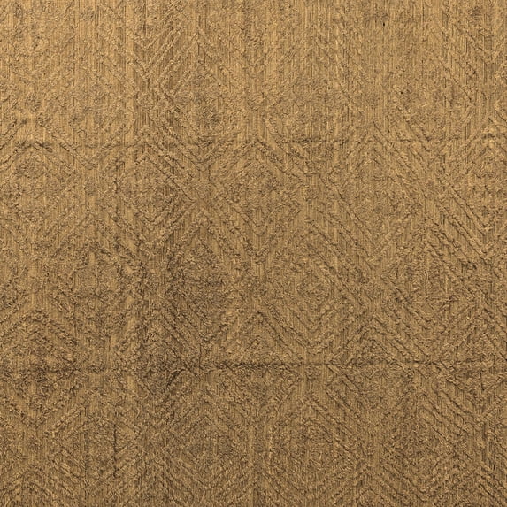 Ahgly Company Indoor Square Abstract Brown Modern Area Rugs, 5' Square