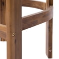 thumbnail image 6 of Christopher Knight Home Coastal Outdoor Woven Rope Barstools, Solid Wood Frames, Set of 2, Sand Cushions, 6 of 11