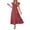 Red, variant on Delconic Women’s Short Sleeve V Neck Floral Print Maxi Dress Lightweight Flowy Casual Summer Long Dress for Daily Wear Army Green L