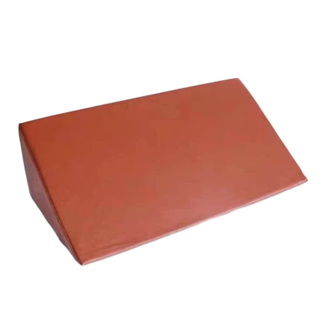 Qarigey La ayuda lumbar de la parte posterior de la elevación de la pierna del poliéster amortigua el regalo para una recuperación cómoda y masajeadores marrón 50*20*20cm