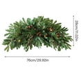 thumbnail image 4 of CreativeArrowy Lintel 30in Green Plants Door Garland Party Decoration Artificial Wreath Imitation Olive Indoor Spring Eucalyptus Leaves, 4 of 9