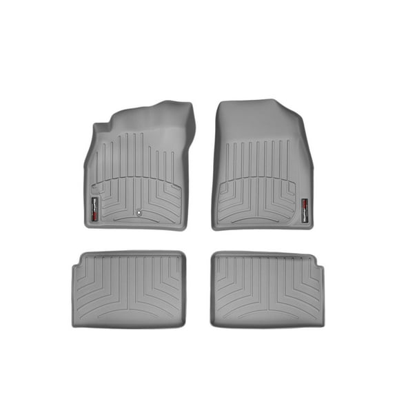 WeatherTech Custom Fit FloorLiners compatible with 2006-2011 Chevrolet HHR - 1st & 2nd Row (2-pc. Rear Liner), Grey