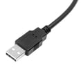 thumbnail image 5 of 3X 1.8M Mini USB B Type 5Pin Male 90 Degree Left Angled to USB 2.0 Male Data Cable Black Color, 5 of 5