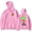 pink, variant on Feid Ferxxo Hoodie Merch Hip Hop For Men/Women Unisex Rapper Long Sleeve Sweatshirt Hooded Streetwear Top