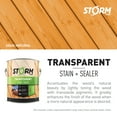 thumbnail image 5 of Storm Stain Dual Dispersion Transparent Stain + Sealer, Natural, 1 Gallon, 5 of 10