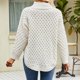 thumbnail image 4 of Gibobby SuéTer Para Mujeres De Moda Suéter de punto de color sólido de estilo perezoso de otoño invierno de cuello para mujer(Blanco,M), 4 of 5