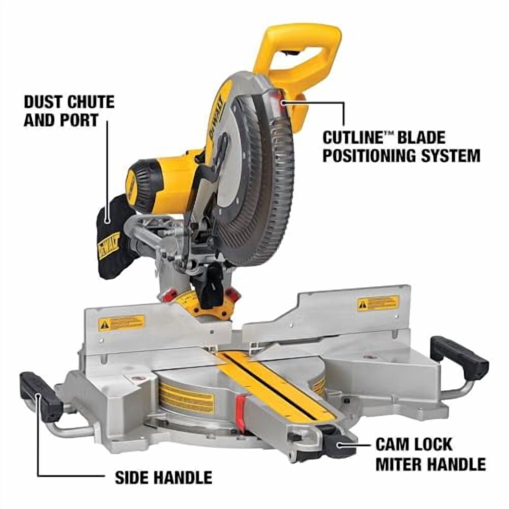 DeWalt DWS780 Sliding Compound Miter Saw, 15A, 12 In. - Quantity 1