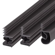 M-D Building Products 01636 Brown Vinyl with Magnetic Strip Top and Sides Door Seal Kit for Steel Doors