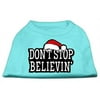 Don't Stop Believin' Screenprint Shirts Aqua XL (16)