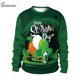 thumbnail image 2 of Sudaderas con estampado del Día de San Patricio para hombre, jersey de gran tamaño, ropa de calle Vintage, cuello redondo, 2 of 4