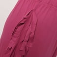 thumbnail image 6 of Riforla Women's Slim Solid Color Skirt with Fringe on Both Sides Skirts for Women Trendy RD2 S, 6 of 7