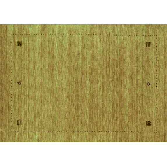 Ahgly Company Indoor Rectangle Abstract Light Blue Contemporary Area Rugs, 2' x 5'
