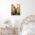 thumbnail image 4 of Pig Wall Art Cute Funny Pig Canvas Wall Art Colorful Flowers Butterfly Nature Pictures Posters Modern Framed Artwork Living Room Bathroom Bedroom Office Wall Art Decor,12x16 Inches, 4 of 6