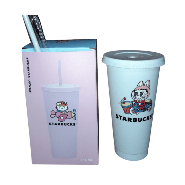 10 Vasos para niño o niña blanco tipo starbucks