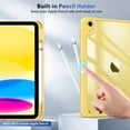 thumbnail image 4 of Funda TimoVo para iPad (A16) 11.ª generación, 11 pulgadas 2025, color amarillo claro, 4 of 9
