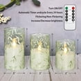 thumbnail image 2 of Velas LED Sin Llama Club de Cristal 3 Columnas de Vidrio con Control Remoto, 2 of 7