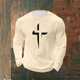 thumbnail image 5 of Amzcrzy - Sudadera Para Hombre, Estilo Informal, Holgada, Elástica, Para Fitness, Con Estampado De Manga Larga Y Cuello Redondo, Color Caqui, 3Xl, 5 of 5