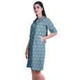 thumbnail image 3 of Moomaya Night Dresses For Women Short Nightwear Plus Size Shirts For Women-S-XXL, 3 of 6