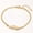 01#Gold Elephant, variant on Elegant Stainless Steel Elephant Family Chain Bracelet Ankle Women Jewelry Gifts-03#Black Twine turtle