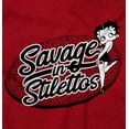 thumbnail image 2 of Betty Boop Savage in Stilettos Cute Women's Graphic T Shirt Tees Brisco Brands X, 2 of 6