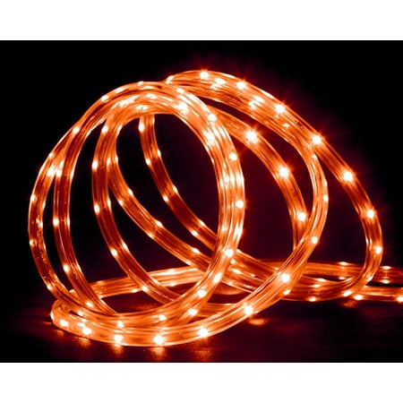 lights rope led warm orange indoor outdoor christmas spacing bulb linear tape lighting grade commercial walmart