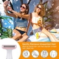 thumbnail image 3 of Maquinilla de afeitar eléctrica compatible con mujeres, afeitadora eléctrica inalámbrica con pilas, cortadora de bikini impermeable compatible con uso húmedo/seco, cabello portátil Afortunado Sencillez, 3 of 5