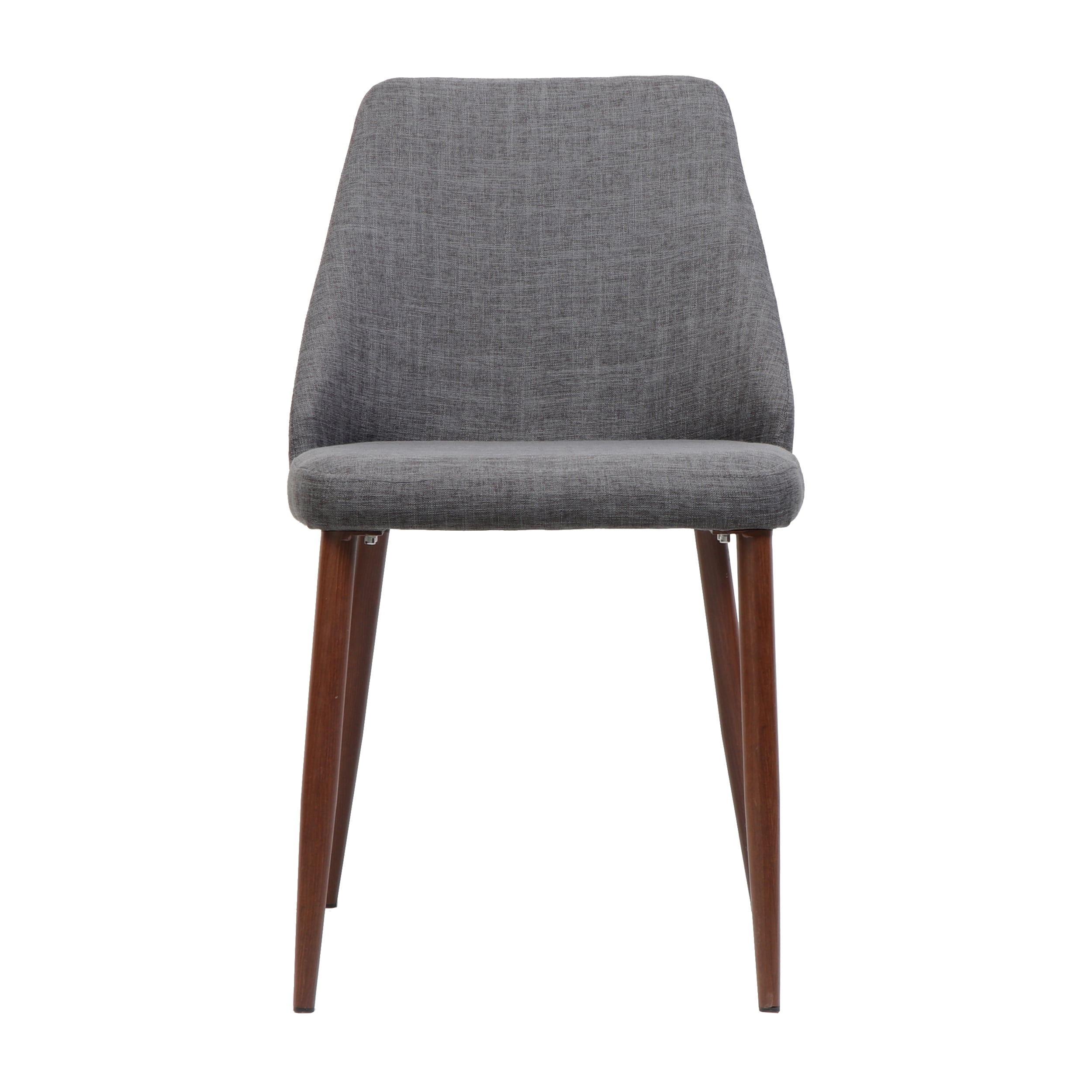 Noble House Calliope Indoor Fabric Dining Chairs, Set of 2, Light Gray