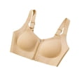 thumbnail image 3 of Antinious Ladies Solid Wireless Adjustable Strap Breathable Seamless Support Front Zip Closure Bra, 3 of 3