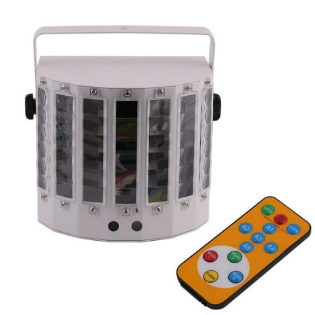 Sound Active Laser Projector DMX512 LED RGB Strobe Stage KTV RGBWY Lights