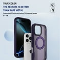 thumbnail image 6 of Allytechgroup Magnetic Case for iPhone 15 Pro Max with Ring Holder, Support Wireless Charging Hard PC Soft TPU Slim Fit Shcokfproof Protective Back Cover for iPhone 15 Pro Max, Purple, 6 of 8