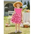 thumbnail image 3 of Arshiner Toddler Lace Tutu Dresses Ruffle Sleeve 3 Layers Tulle Flower Wedding Birthday Summer Dress, 3 of 6