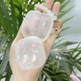 thumbnail image 6 of Compatible with Samsung Galaxy Buds 2 Pro(2022)/Galaxy Buds Pro Case/Galaxy Buds 2 Case/Galaxy Buds Live Case with Pearl Keychain Cute Shockproof Protective Cover Case White, 6 of 12