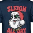 thumbnail image 2 of Teelocity Sleigh All Day Graphic T-Shirt (Small - Standard Fit, Navy), 2 of 4