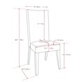 thumbnail image 4 of CorLiving Atwood Dining Set with Cream Leatherette Seats, 4 of 8