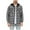Black, variant on qucoqpe Mens Flannel Hoodie Shirts Long Sleeve Button Down Plaid Shacket Jacket Casual Stylish Hooded Blouse Coatwith Pockets