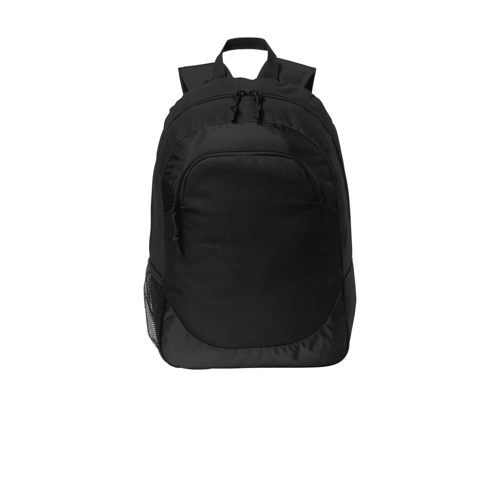 Port Authority Port Authority Adult Unisex poly canvas Backpack Black